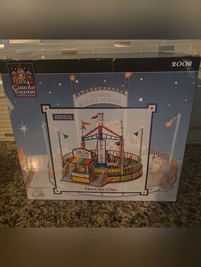 Lemax Carole Towne The Cha-Cha Carnival Ride Sounds. Lights And Motion.